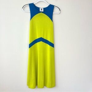 Lisa Perry Bright Colorblock Sleeveless Mini Dress